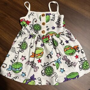 SOLD Baby girl teenage mutant ninja turtles dress